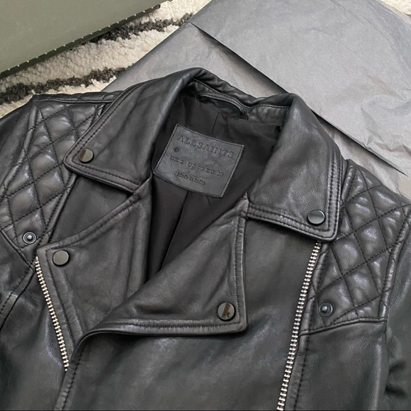 Allsaints Leather Jacket - Picture 9 of 13
